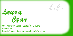 laura czar business card